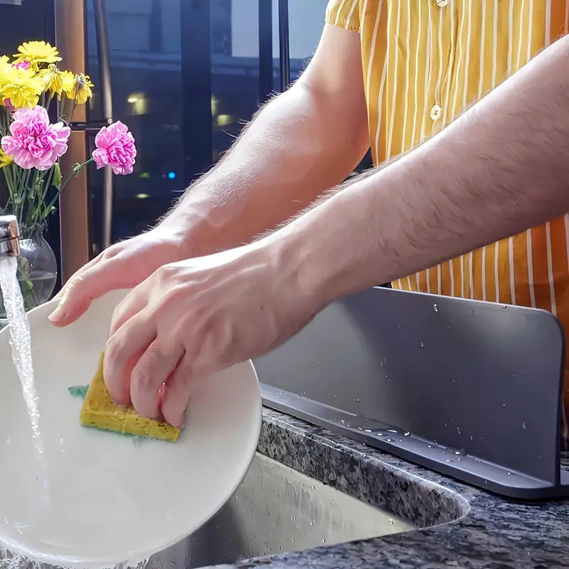 Large Size Silicone Sink Splash Guard – with Suction Grip