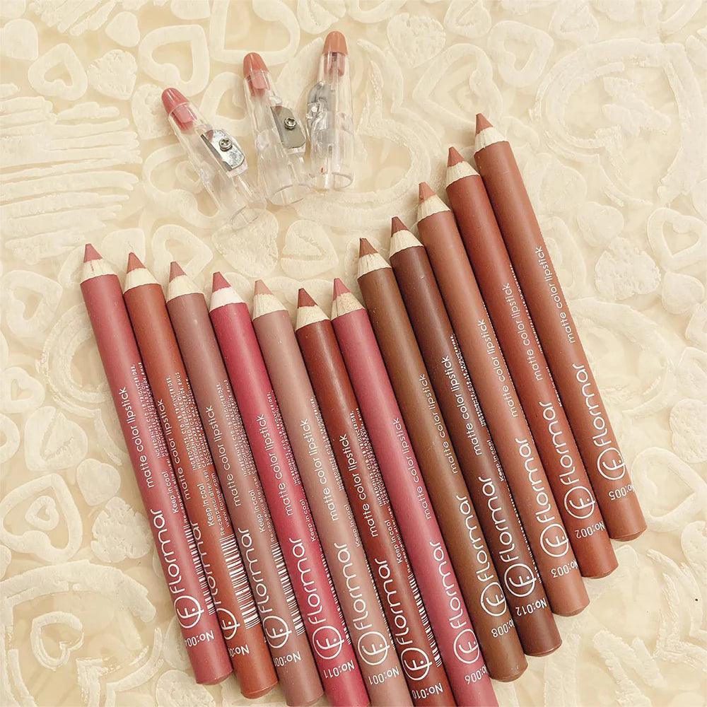 Flormar Lip Pencil – Pack of 12
