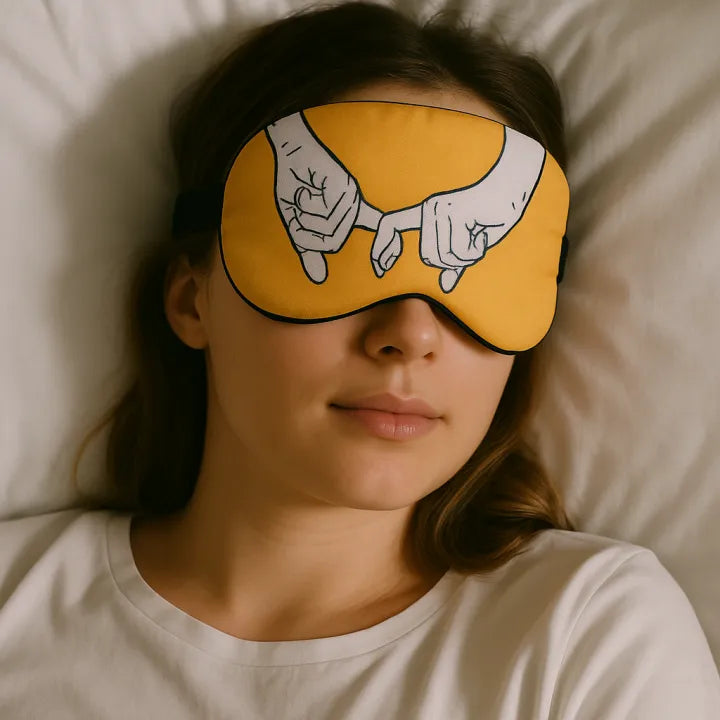 Comfortable Soft Cute Sleep Mask with Cooling Gel Pad For Eyes Super Soft Breathable Cool Warm Therapy Sleeping Mask for Women