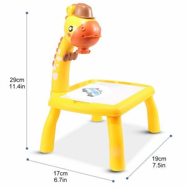 Kids Cute Painting Projector Fun toy With 3 Disks 12 Markers and Art Book For Kids