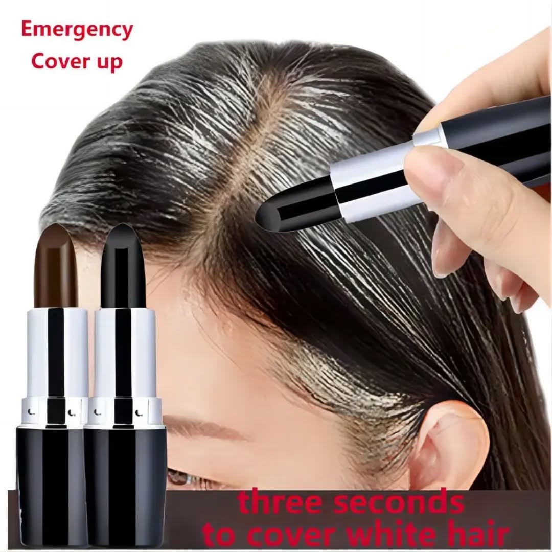 New 2 in One Hair Dye Color Stick (Black,Brown)