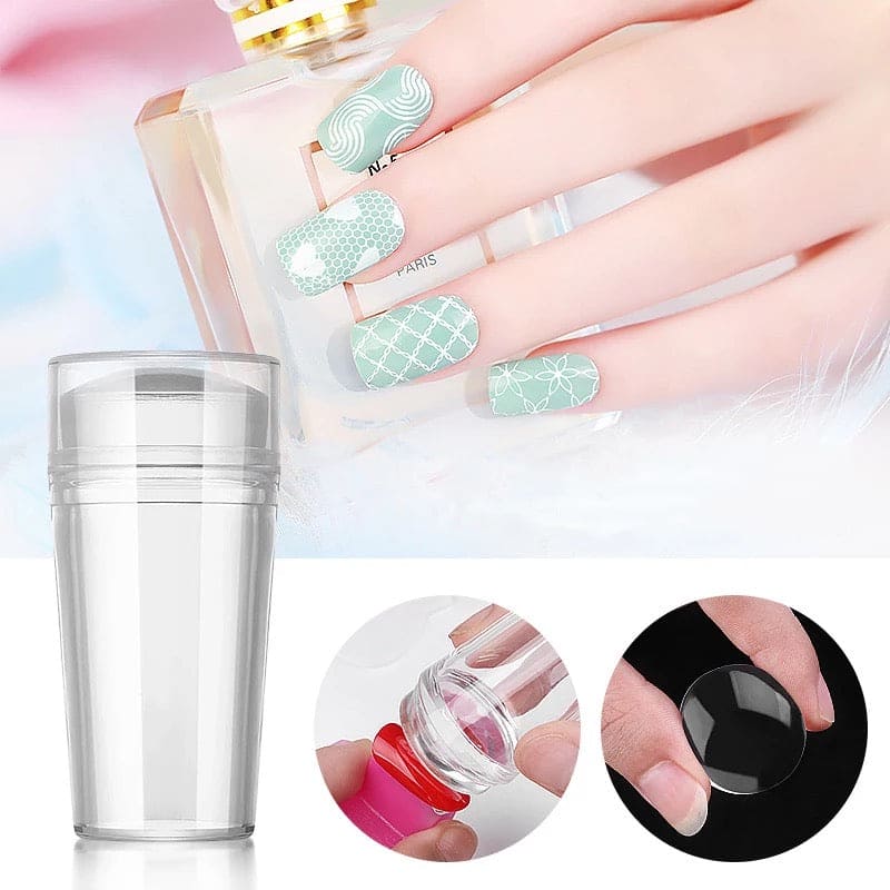 Nail Stamper, Nail Art Stamper, French Nails Silicone Stamp