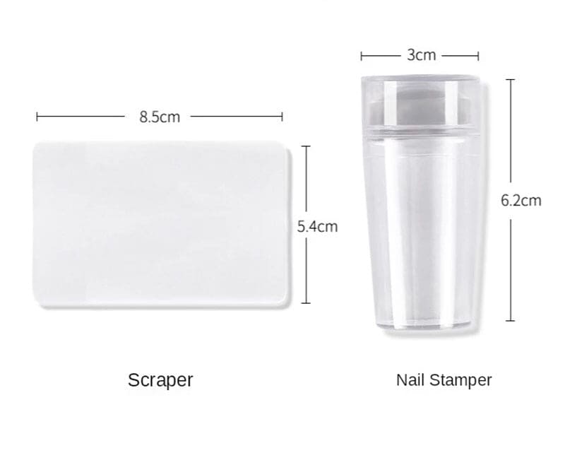 Nail Stamper, Nail Art Stamper, French Nails Silicone Stamp