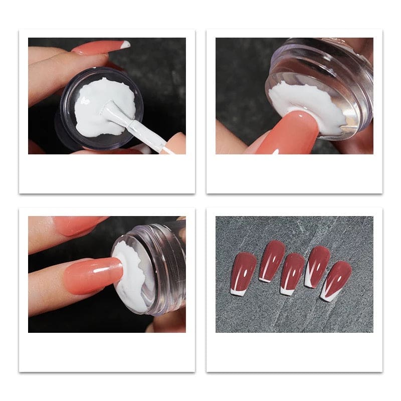 Nail Stamper, Nail Art Stamper, French Nails Silicone Stamp