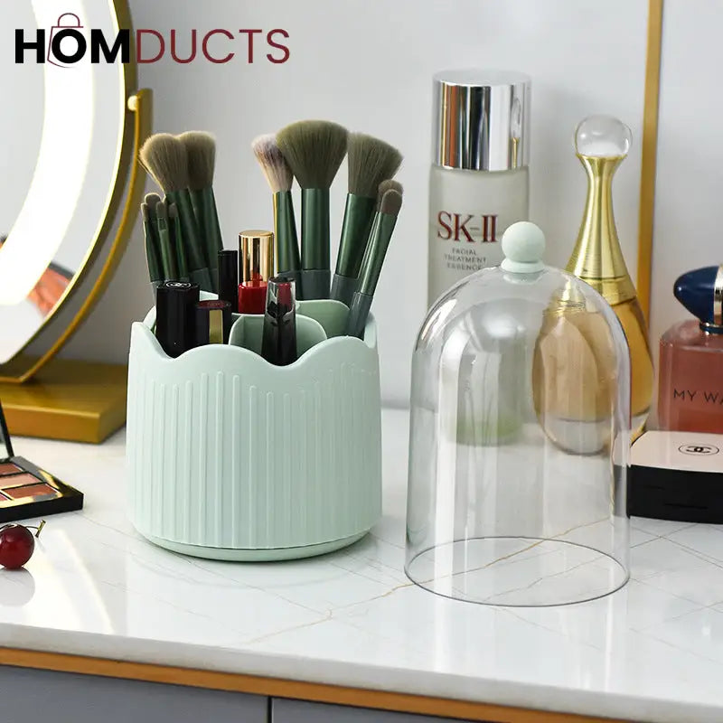 New 360° Rotating Makeup Brush Holder