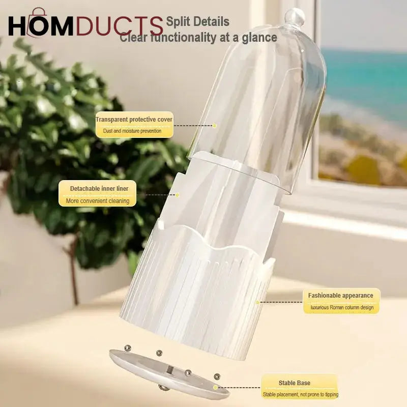 New 360° Rotating Makeup Brush Holder