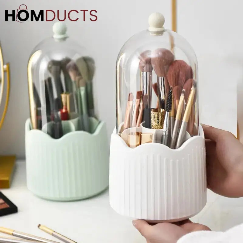 New 360° Rotating Makeup Brush Holder