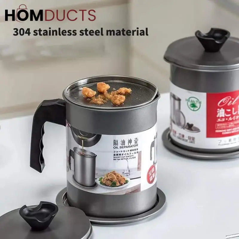 Oil filter pot