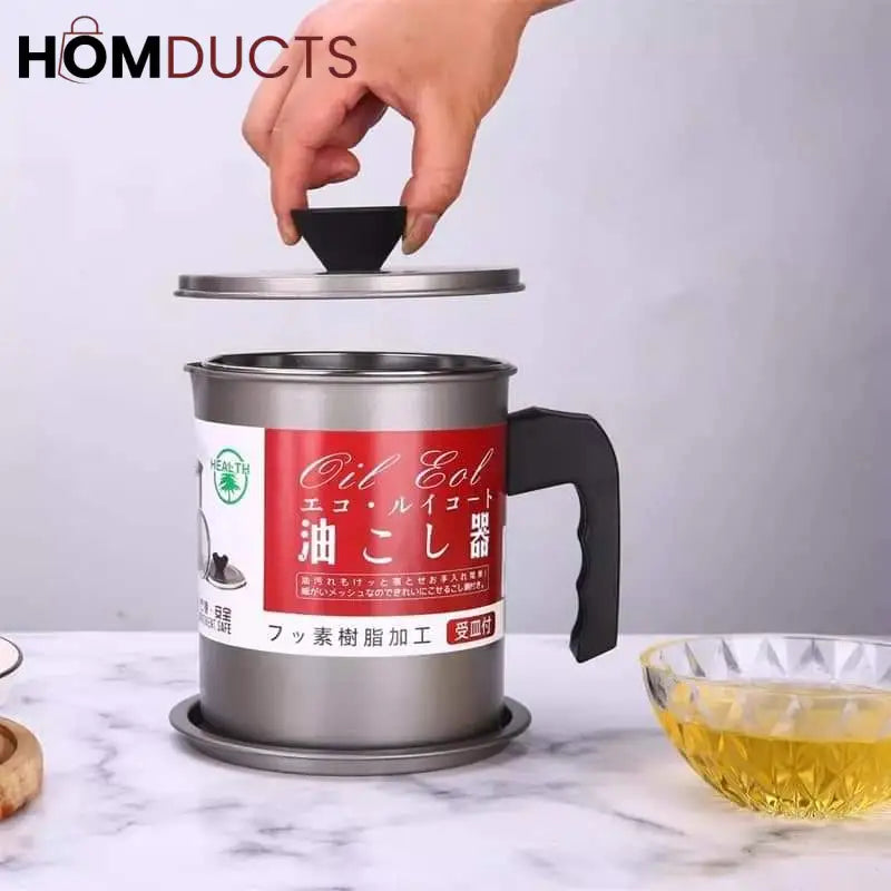 Oil filter pot