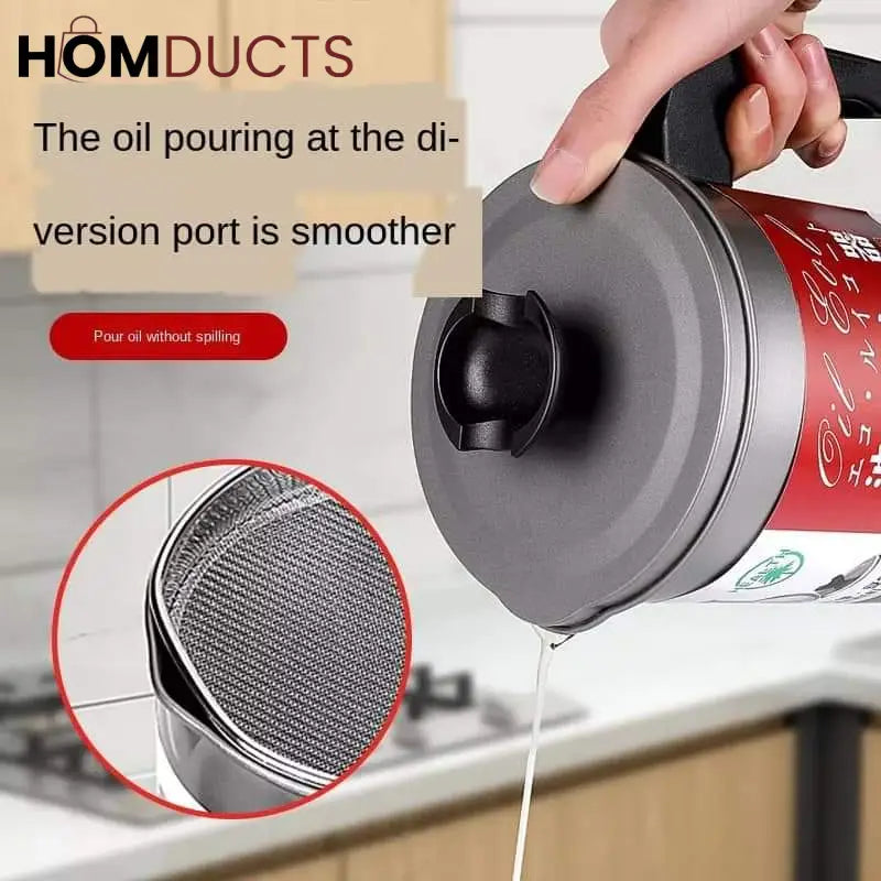 Oil filter pot